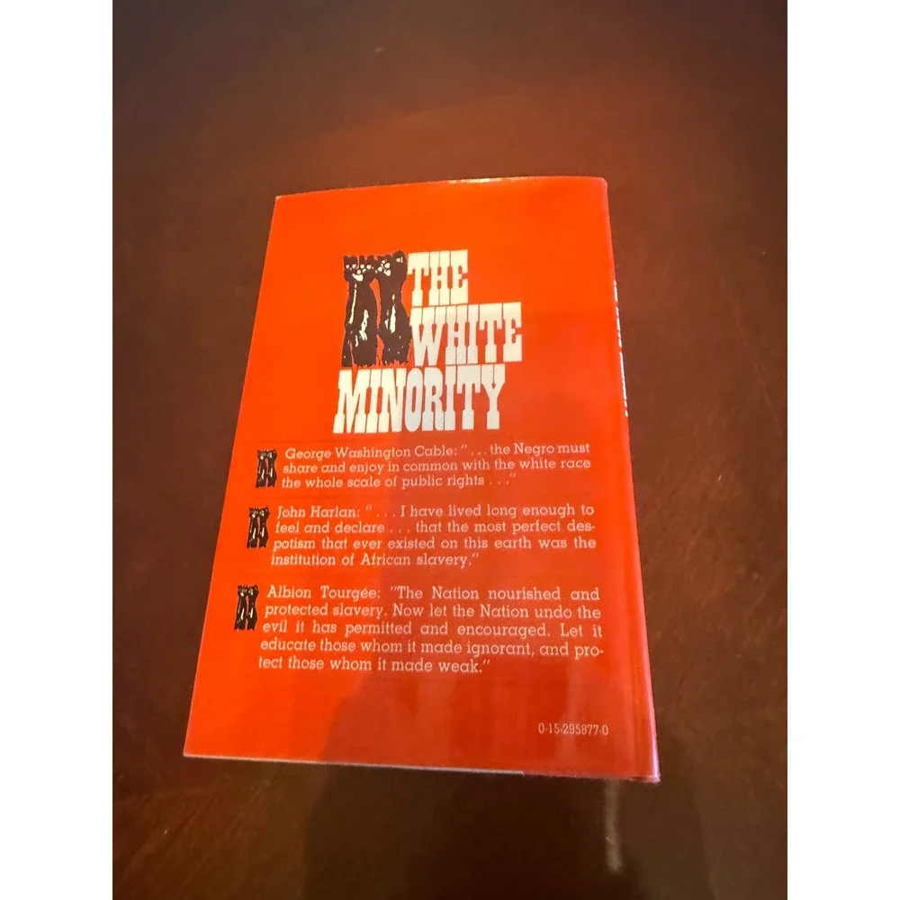 The White‎ Minority Pioneers Racial Equality Richard Stiller 1977 1st Ed HC